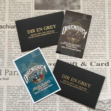 DIR EN GREY 25th Anniversary 12/7 스티커