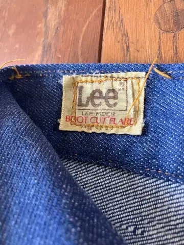 70's USA제 Lee 부츠컷 데님 팬츠 W40/L32인치 상당