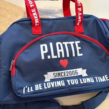 핑크라떼 수학여행용 보스턴 백 네이비