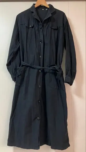 40s 프렌치 워크 코튼 드레스