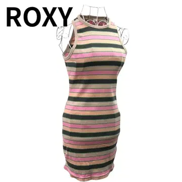 ROXY 스트라이프 슬리브리스 원피스 서핑 바다 여름 데일리