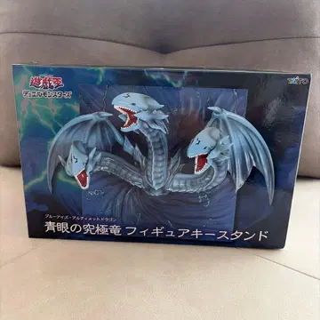 유희왕 듀얼몬스터즈 푸른 눈의 궁극룡 피규어 키 스탠드