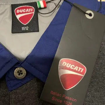 DUCATI 반팔 셔츠 네이비/그레이 1926