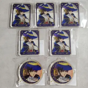 진격의 거인 마루쿠지 별하늘의 마법사 중길 아크릴 키링 엘렌 7개