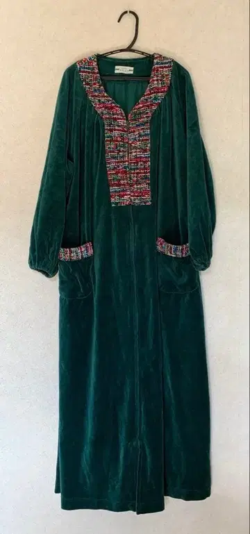 카라카라 벨로아 타월 지퍼 가운