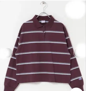 Champion 롱슬리브 보더 폴로