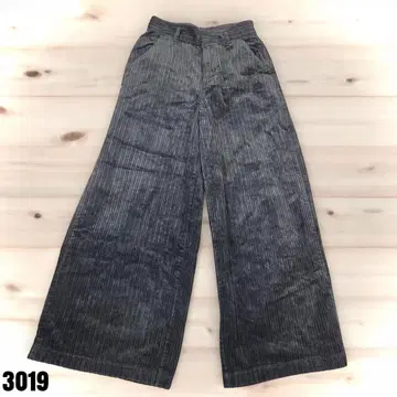 PAGEBOY 페이지 보이 코듀로이 와이드 팬츠 블랙 S 3019