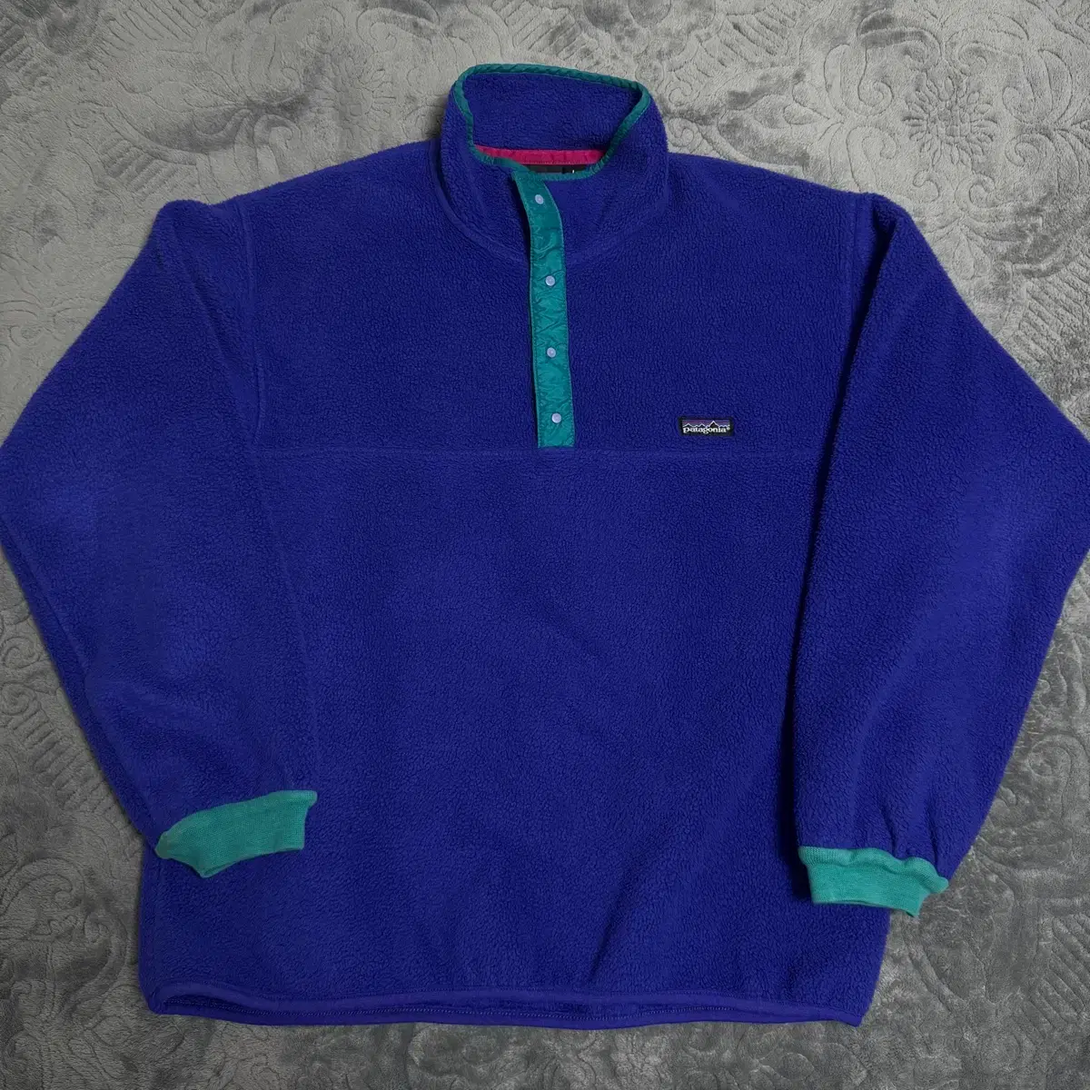 2008 Patagonia Shelled Synchilla Jacket All Black Vintage Bomber