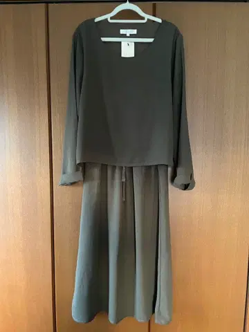 새상품 그로브 레이어드 원피스