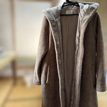 grove 후드 부착 롱 코트 M 사이즈