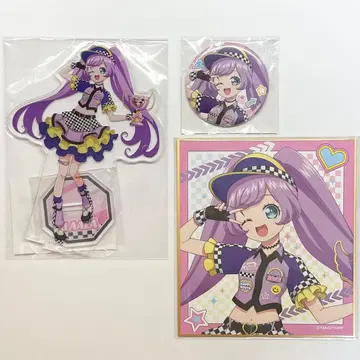 프리파라 라라 마루쿠지 아크릴 스탠드 캔뱃지 색지 라라