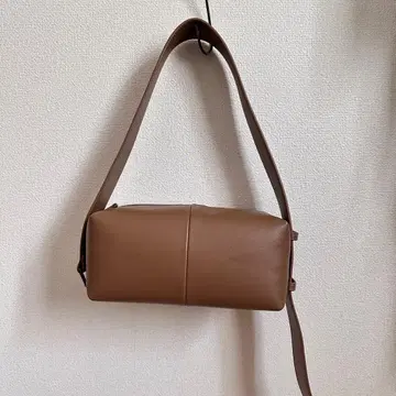 [ 미사용 새상품급 ] STYLEMIXER 와이드 벨트 스퀘어 백 브라운