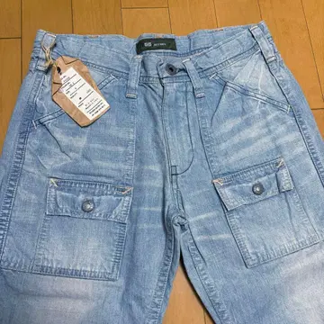 [ 새상품 ] FOB FACTORY 유즈드 가공 스톤 블리치 부시 팬츠