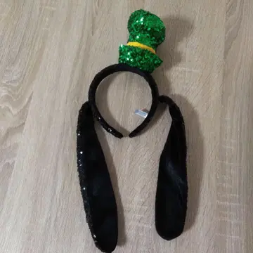 디즈니랜드 머리띠 구피 스팽글