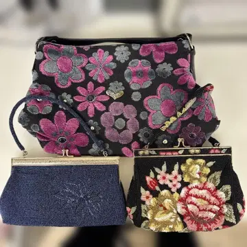 [ 3세트 ] Think Bee! 2way 백 & 빈티지 총 비즈 백