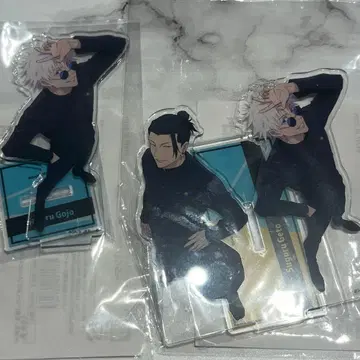 주술회전 회옥옥절 고죠 사토루 게토 스구루 아크릴 스탠드 하피클로