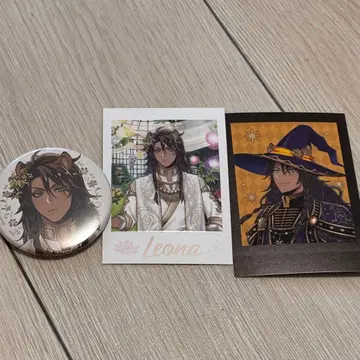 트위스테 레오나 트위스테전 블루 벌스데이 카드 캔뱃지 페어리 가라