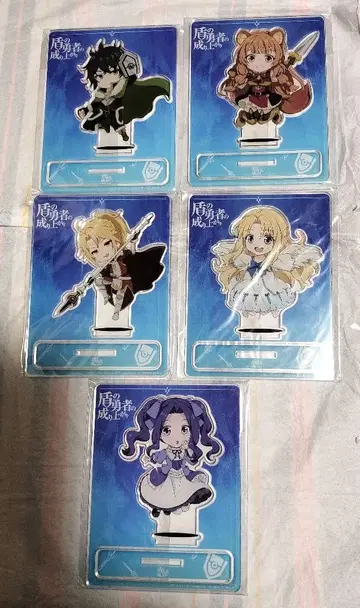 방패의 용사 성공담 일러스트 SD 캐릭터 아크릴 스탠드 5종