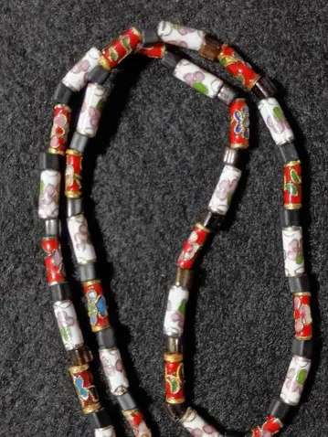 목걸이 칠보 세공 비즈 앤티크 남녀 공용 중국 동양풍