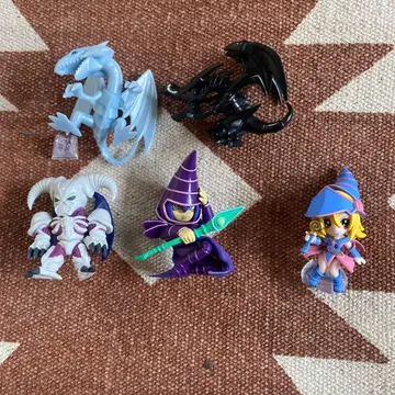 유희왕 컬렉션 피규어 마스코트 5체 세트