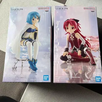 마도카 마기카 피규어와 클리어 파일 세트