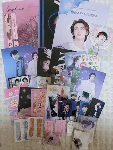 BTS 진 마스터 굿즈 엽서 트레이딩 카드