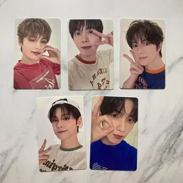 TXT FC 신규 가입 특전 팬클럽 트레이딩 카드 5장