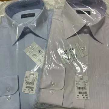 Journal Works 긴팔 와이셔츠 2장 세트 S 사이즈