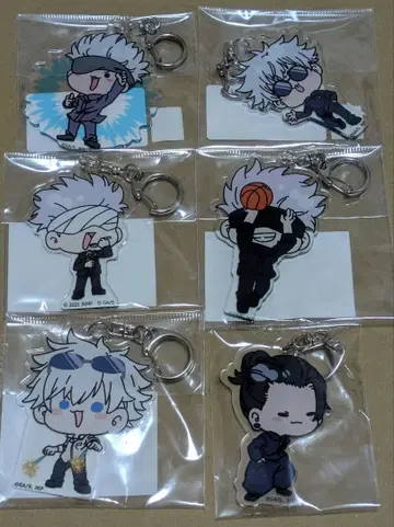 주술회전 mochocho 아크릴 키링 고죠 사토루 게토 스구루