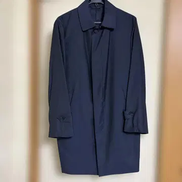 D'URBAN 더반 네이비 스텐카라 코트 롱 기장