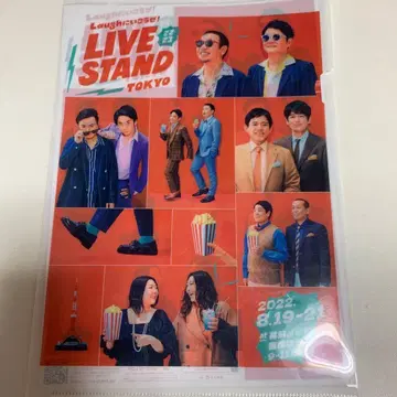 LIVE STAND tokyo 한정판 클리어 파일 오즈왈드 친필 사인