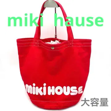 [레어/일본제] 미키하우스 빈티지 토트백 빨간색 대용량 레트로 귀여움