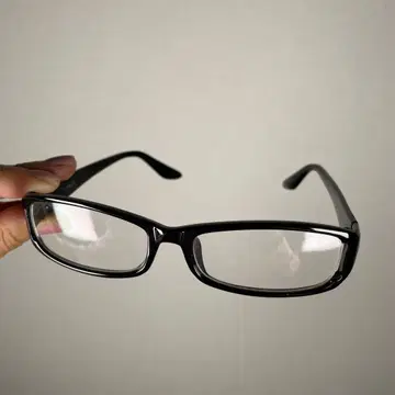 안경 직사각형 프레임 블랙 검은색 테두리 튼튼한 두꺼운