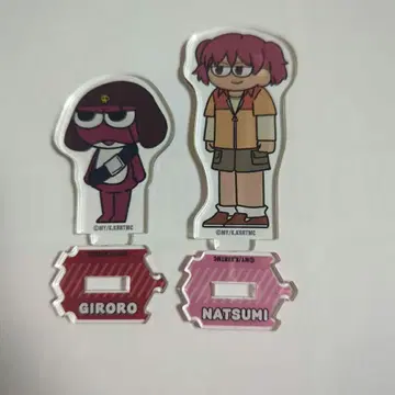 개구리 중사 케로로 지로리 기로로 나츠미 아크릴 스탠드 2개 세트