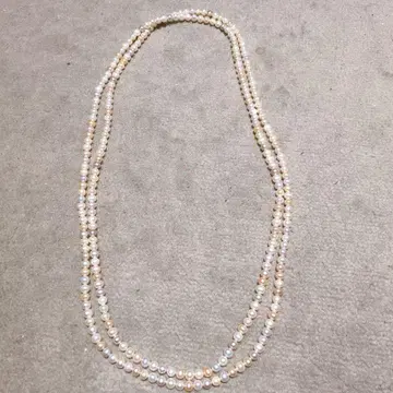 진주 목걸이 담수 펄 롱 관혼상제