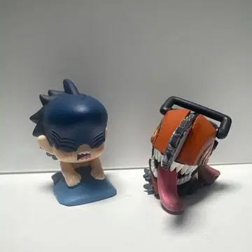 체인소 맨과 빔의 피규어 세트