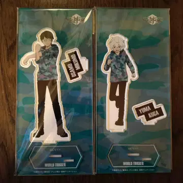 월드 트리거 아크릴 스탠드 카모플라쥬 미쿠모 오사무 쿠가 유마