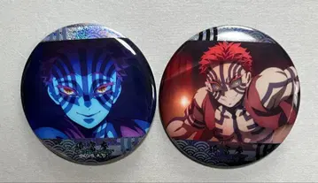 귀멸의 칼날 트레이딩 장면 사진 홀로그램 캔뱃지 아카자