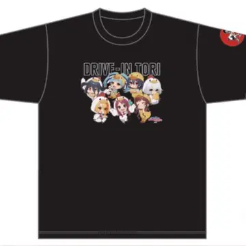 좀비랜드 사가 드라이브인토리 콜라보 3주년 기념 T셔츠 L 사이즈