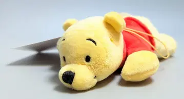 도쿄 디즈니 리조트 봉제 인형 스트랩 곰돌이 푸 푸 (엎드린 모습)