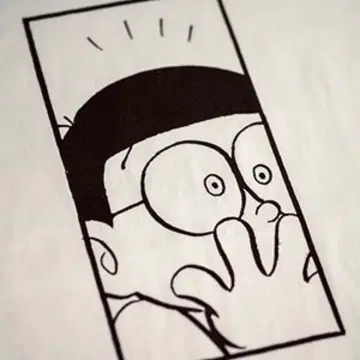 도라에몽 [ 1컷 확대 오더 티셔츠 ] 진구(노비타) ( M )