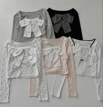 OLIVE des OLIVE Bloom Ribbon Tops