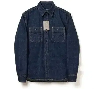 새상품 스튜디오 다치산 45th 이시카와다이 데님 워크 셔츠 SP-093