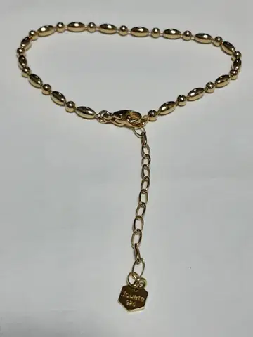 Jouete 925 실버 골드 코팅 팔찌