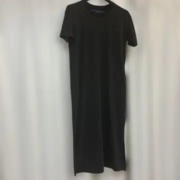 THE NORTH FACE 블랙 반팔 롱 원피스