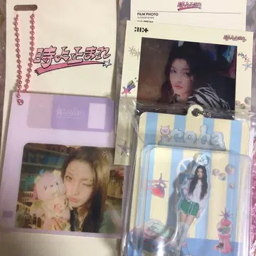 ILLIT 시간아 멈춰라 POPUP 한정판 아크릴 키링 이로하 세트