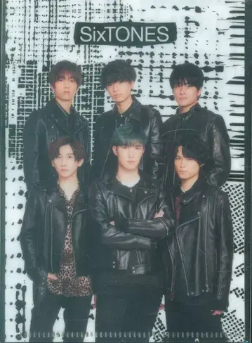 SixTONES 21년 포트레이트 시리즈 미니 클리어 파일 세트