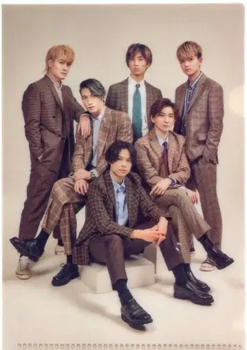 SixTONES 22년 포트레이트 시리즈 집합 미니 클리어 파일 세로