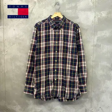 타미힐피거 체크 셔츠 타미힐피거