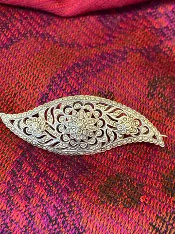 영국제 실버 925, 마카사이트, 빈티지 브로치